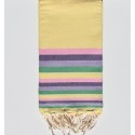 Fouta Miami jaune clair