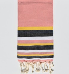 Fouta Miami rose saumon