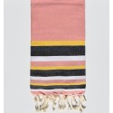 Fouta Miami rose saumon