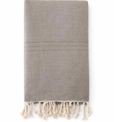 Jeté uni taupe 150X250 cm