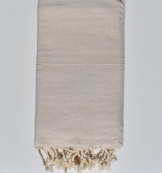 Jeté uni beige 150x250 cm
