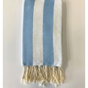 Fouta Alaska bleu clair