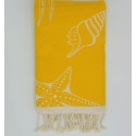 Fouta Fidji jaune foncé