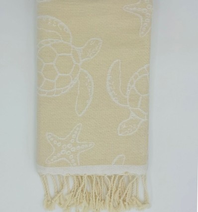 Fouta Seychelles Beige Vanille