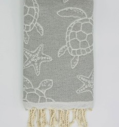 Fouta Seychelles Gris 2