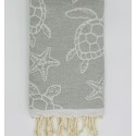 Fouta Seychelles Gris