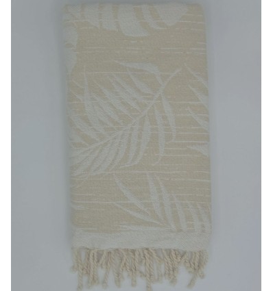 Fouta Amazon beige latté