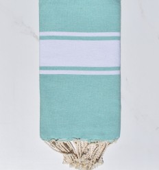 Fouta classique vert eau