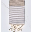 Fouta enfant beige