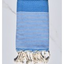 Fouta enfant bleu clair