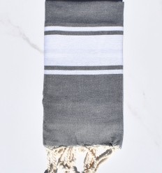 Fouta enfant gris moyen