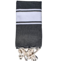 Fouta enfant gris anthracite