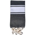 Fouta enfant gris anthracite