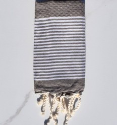 Lot de 10 serviettes de table taupe