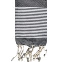 Lot de 10 serviettes de table gris