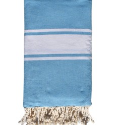 Grande fouta bleu azur