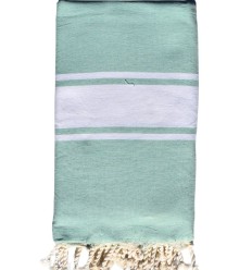 Grande fouta vert d'eau