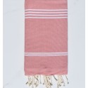 Fouta Mykonos rose balais
