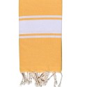 Fouta classique jaune foncé - FOUTA TUNISIA