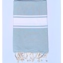 Fouta plate bleu pâle