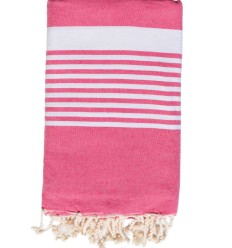 Fouta couple arthur rose fuchsia