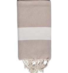 Fouta Diamant beige