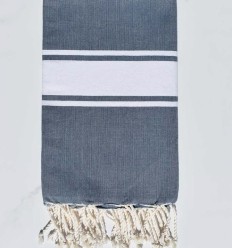 Fouta plate bleu horizon
