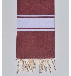 Fouta classique brique