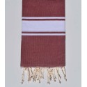 Fouta classique brique