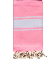 Grande fouta rose fluo