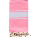 Grande fouta rose fluo