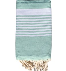 Fouta couple vert d'eau