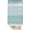 Fouta couple vert d'eau