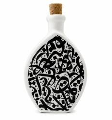 Flacon en céramique artisanal fait main