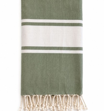 Fouta classique vert sauge
