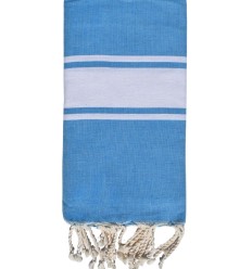 Fouta clássica azul-azur