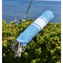 Classic azure blue fouta
