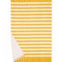 Fouta gialla a righe con spugna
