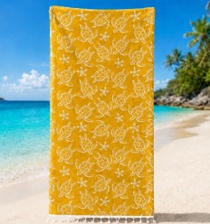 Fouta Seychelles Jaune Foncé
