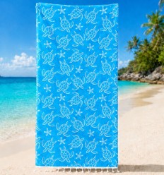 Fouta Seychelles Bleu Azur