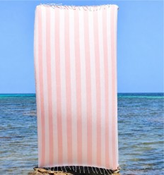 Fouta Alaska rose bébé