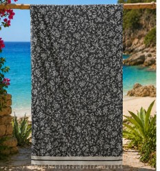 Fouta Victoria gris anthracite