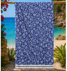 Fouta Victoria bleu