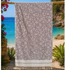 Fouta Victoria gris