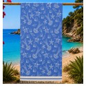 Fouta Fidji bleu