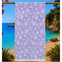 Fouta Fidji parme
