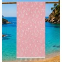 Fouta Fidji rose bébé