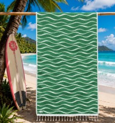 Fouta Hawaï Vert