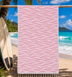 Fouta Hawaï Rose