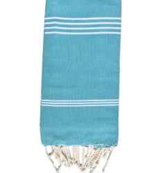 Fouta Mykonos bleu vert